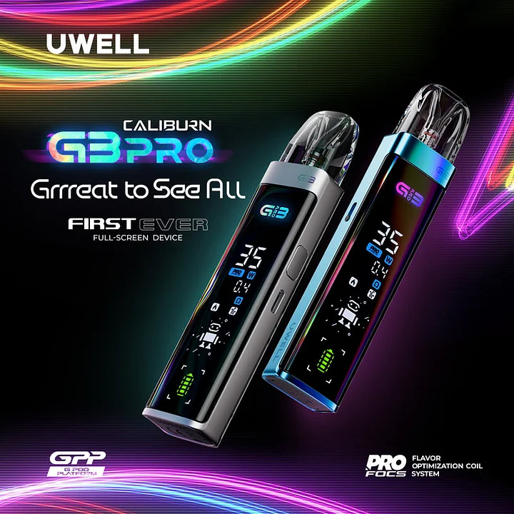 原裝正品 UWELL Caliburn G3 PRO咖哩棒G3 PRO主機套裝/G3空倉（4入組）台灣現貨
