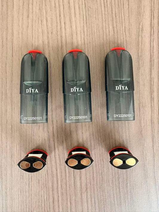 diya叮啞 茶色空彈 上下分離空殼  一代通用煙彈空殼 2ml