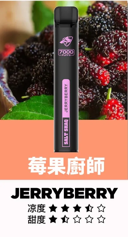 鯊克Salt Shaq 7000口 拋棄式電子菸 一次性霧化棒