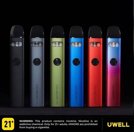 原裝正品 Uwell Caliburn A2咖哩棒/電子煙注油主機套裝/A2空倉(4入組）台灣現貨